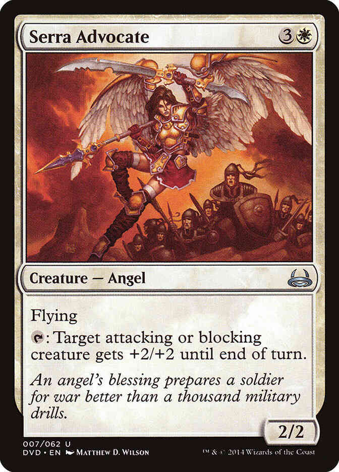 Serra Advocate [7] [Duel Decks Anthology: Divine vs. Demonic] [Non-Foil]
