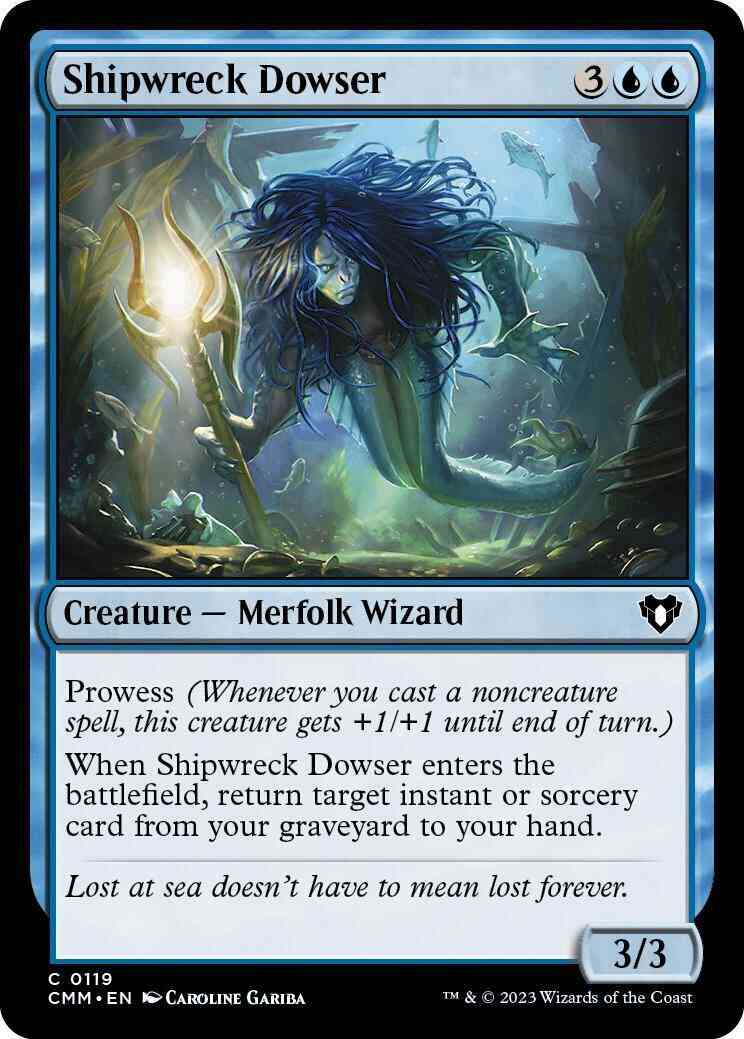 Shipwreck Dowser [119] [Commander Masters] [Non-Foil]