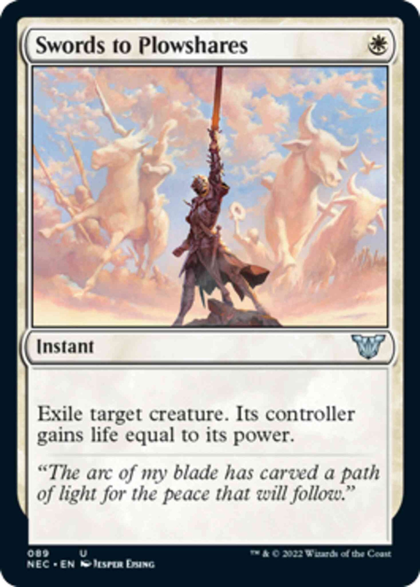Swords to Plowshares [89] [Kamigawa: Neon Dynasty: Commander] [Non-Foil]