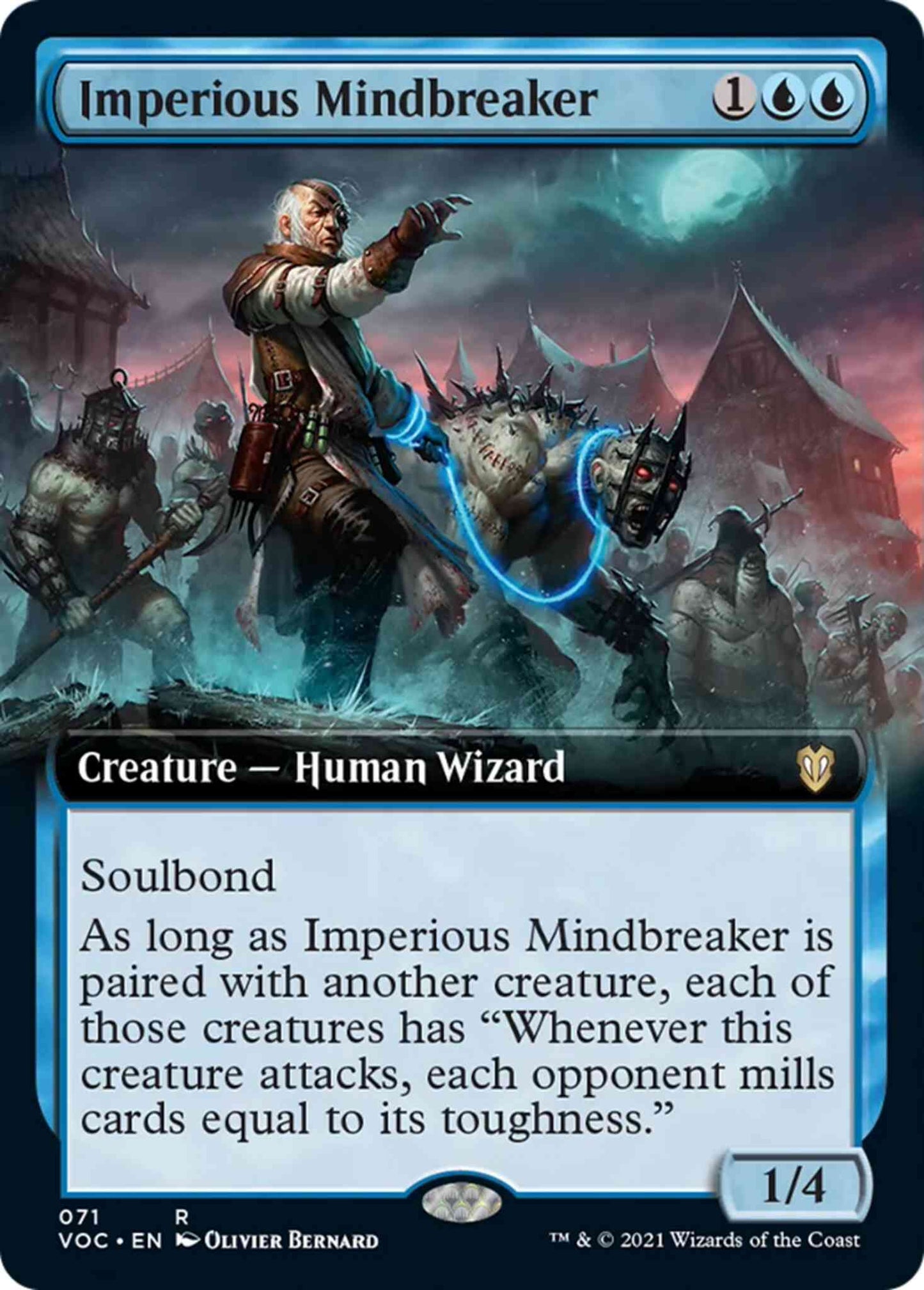 Imperious Mindbreaker [71] [Extended Art] [Innistrad: Crimson Vow: Commander] [Non-Foil]