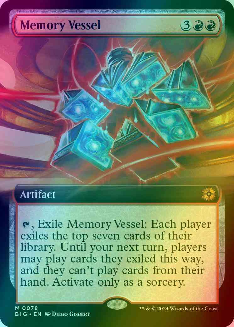 Memory Vessel [78] [Extended Art] [The Big Score] [Foil]