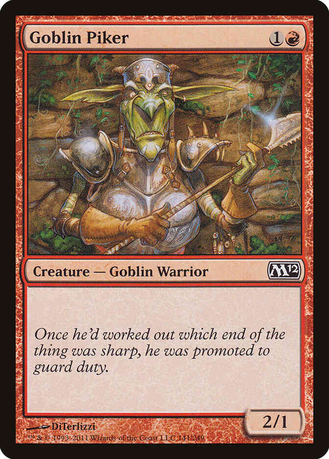 Goblin Piker [141] [Magic 2012] [Non-Foil]