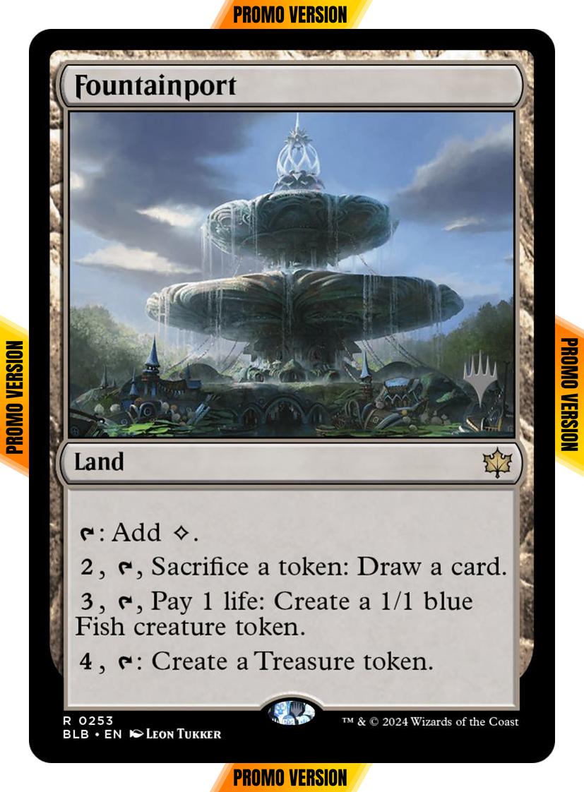 Fountainport [253p] [Promo Pack] [Bloomburrow: Promos] [Non-Foil]