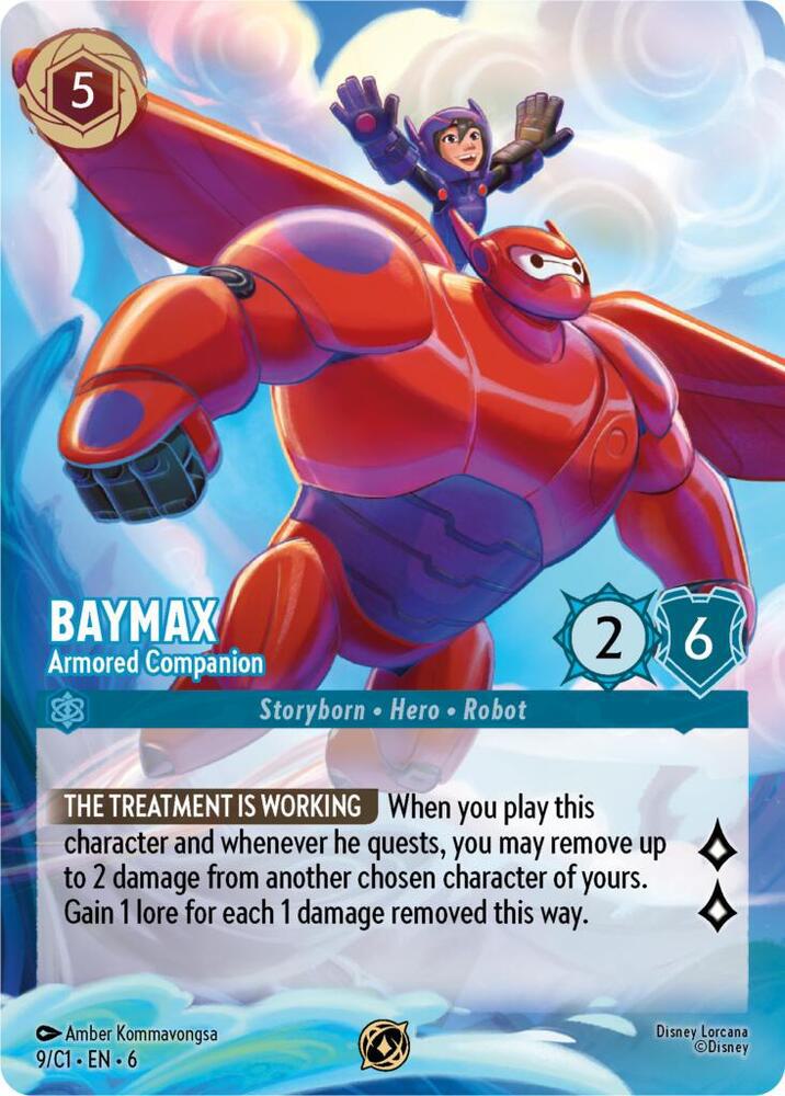 Baymax - Armored Companion - 9/C1 [Disney Lorcana Promo Cards] [Non-Foil]