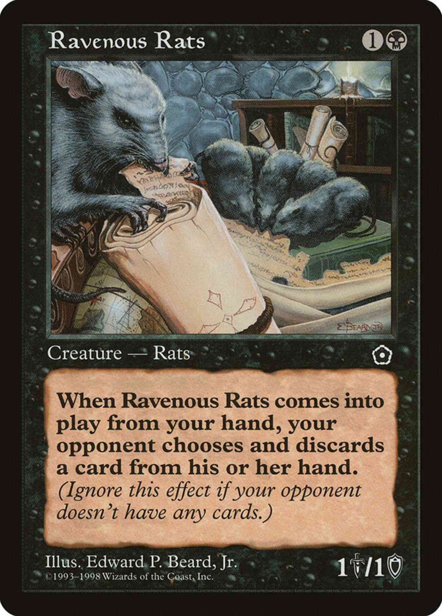 Ravenous Rats [87] [Portal Second Age] [Non-Foil]