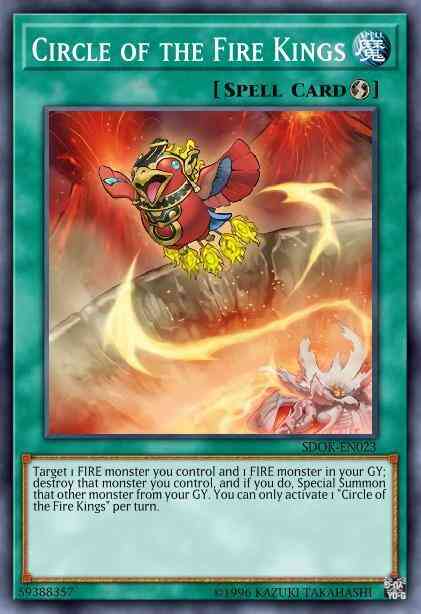 Circle of the Fire Kings - HISU-EN056 - Super Rare - 1st Edition