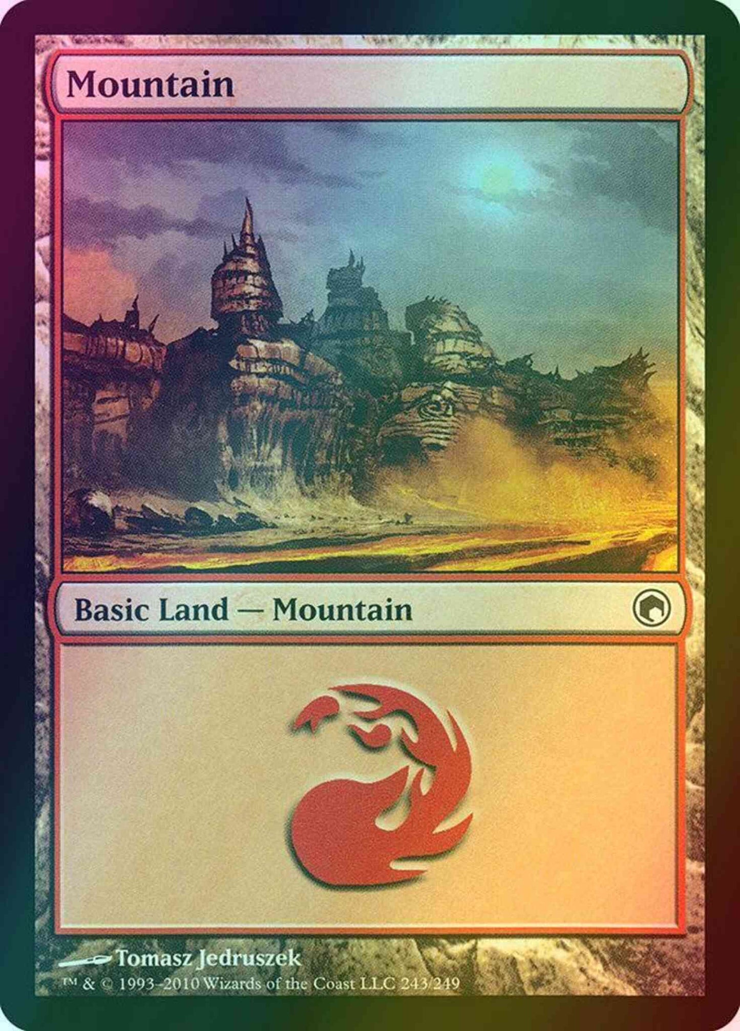 Mountain [243] [Scars Of Mirrodin] [Foil]