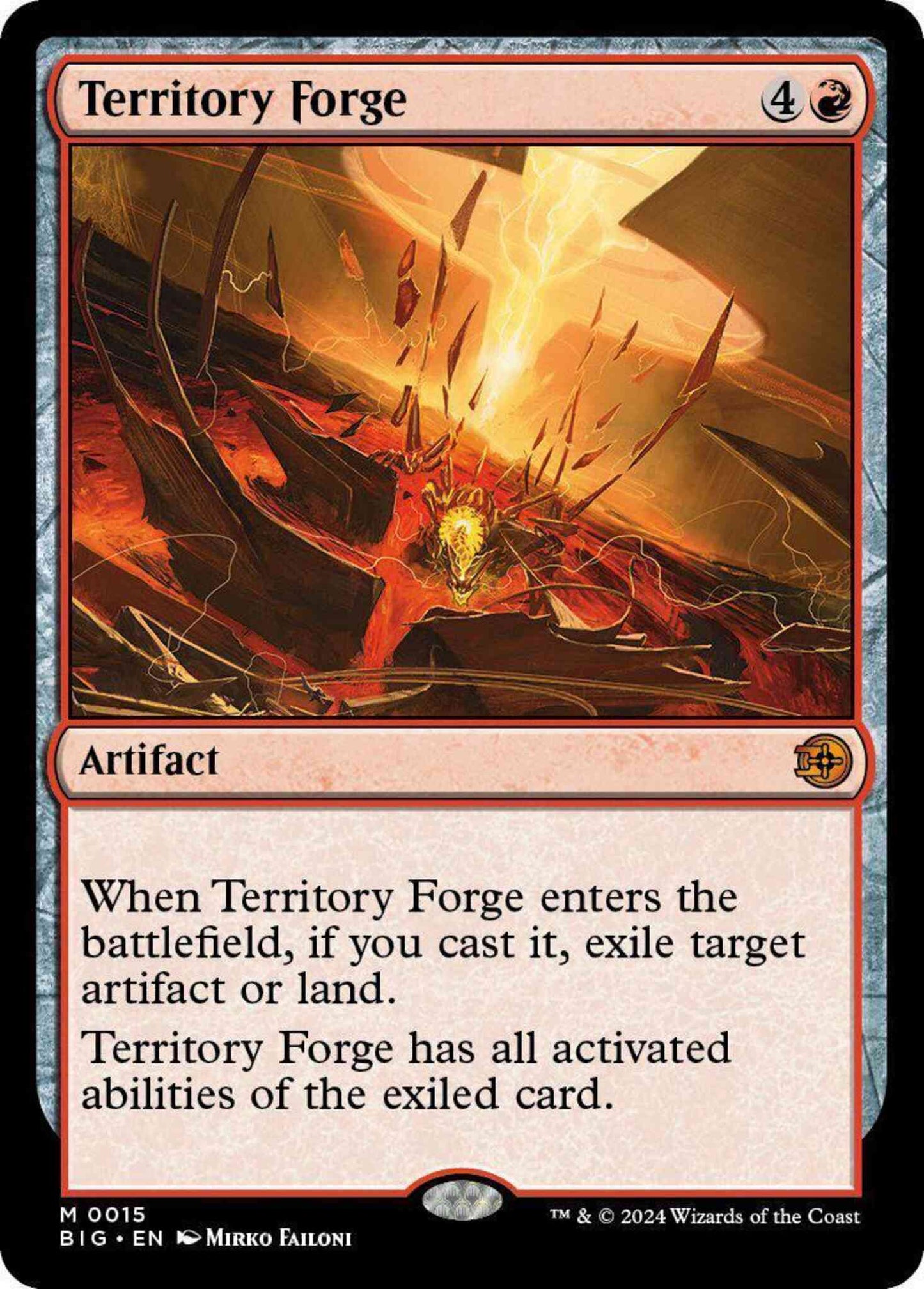 Territory Forge [15] [The Big Score] [Non-Foil]