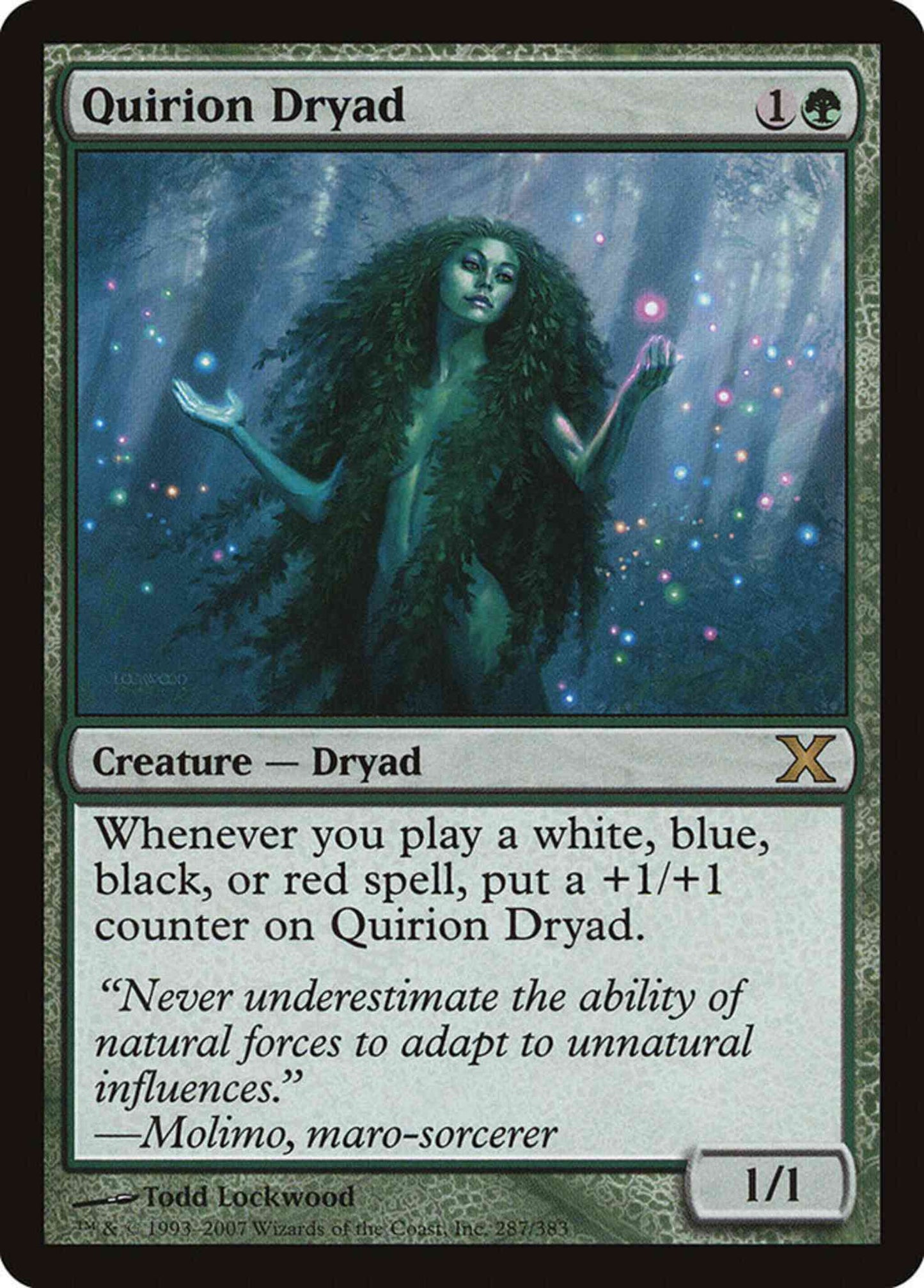 Quirion Dryad [287] [Tenth Edition] [Non-Foil]