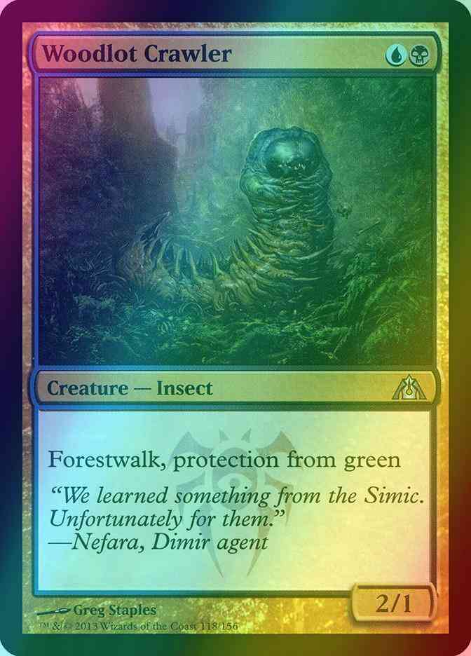 Woodlot Crawler [118] [Dragon's Maze] [Foil]
