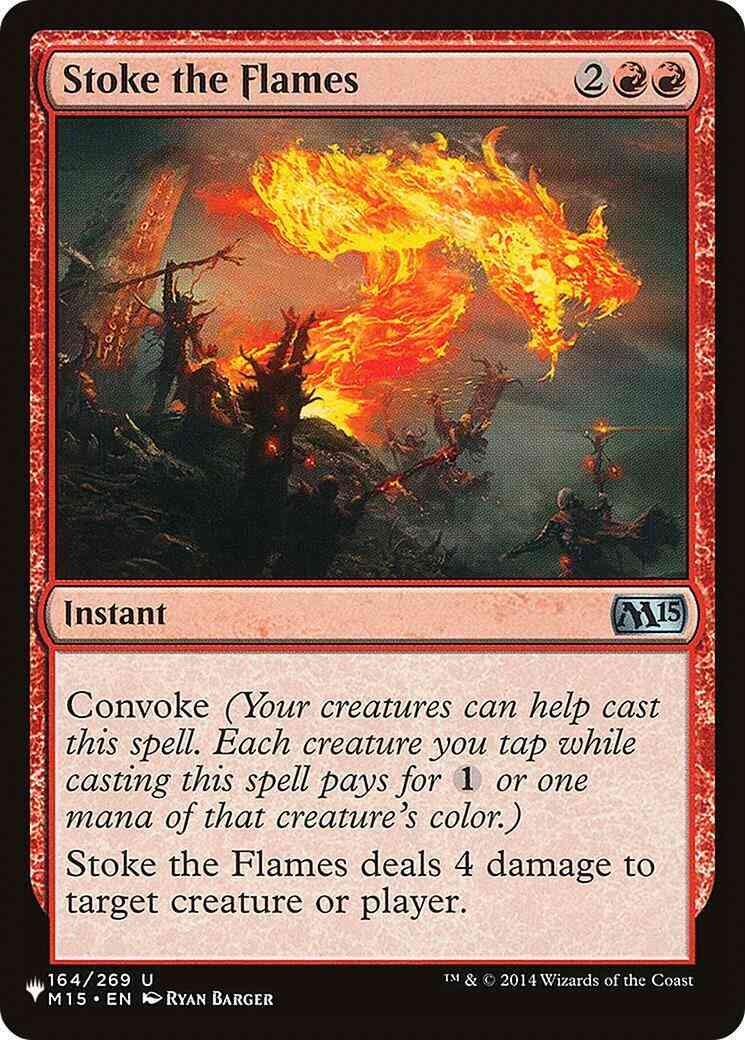 Stoke the Flames [M15-164] [The List] [Non-Foil]