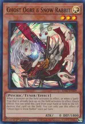 Ghost Ogre & Snow Rabbit - Alternate Art - RA02-EN009 - Super Rare - 1st Edition