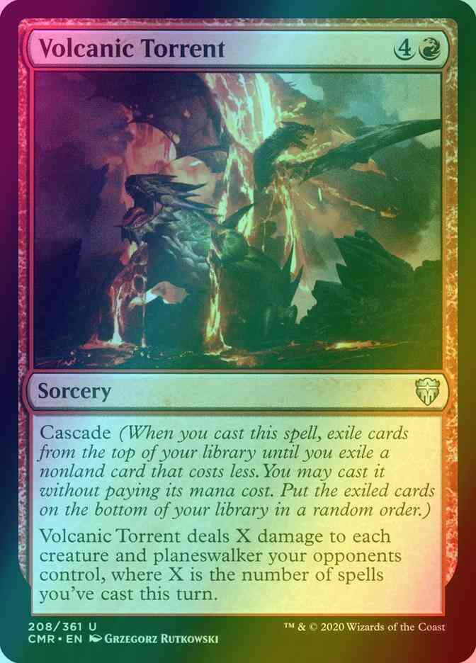 Volcanic Torrent [208] [Commander Legends] [Foil]