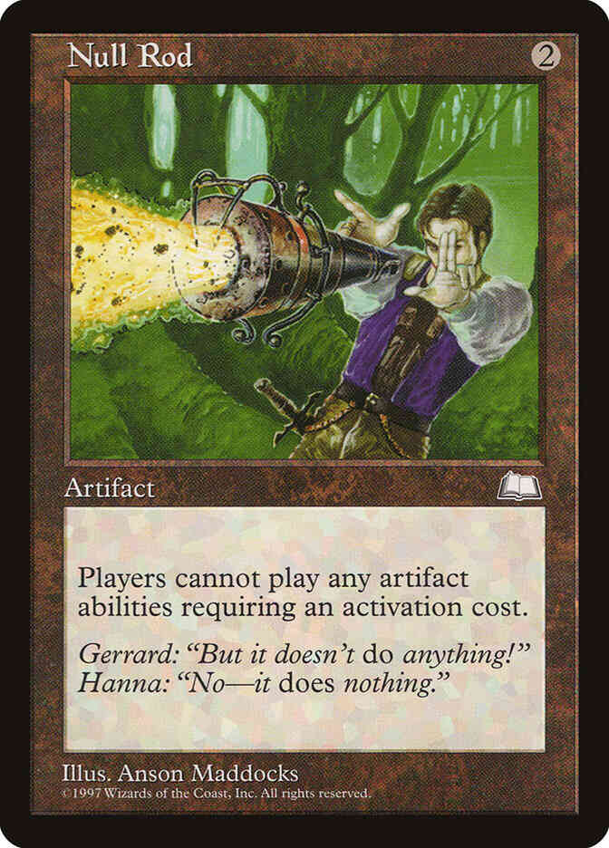 Null Rod [154] [Weatherlight] [Non-Foil]