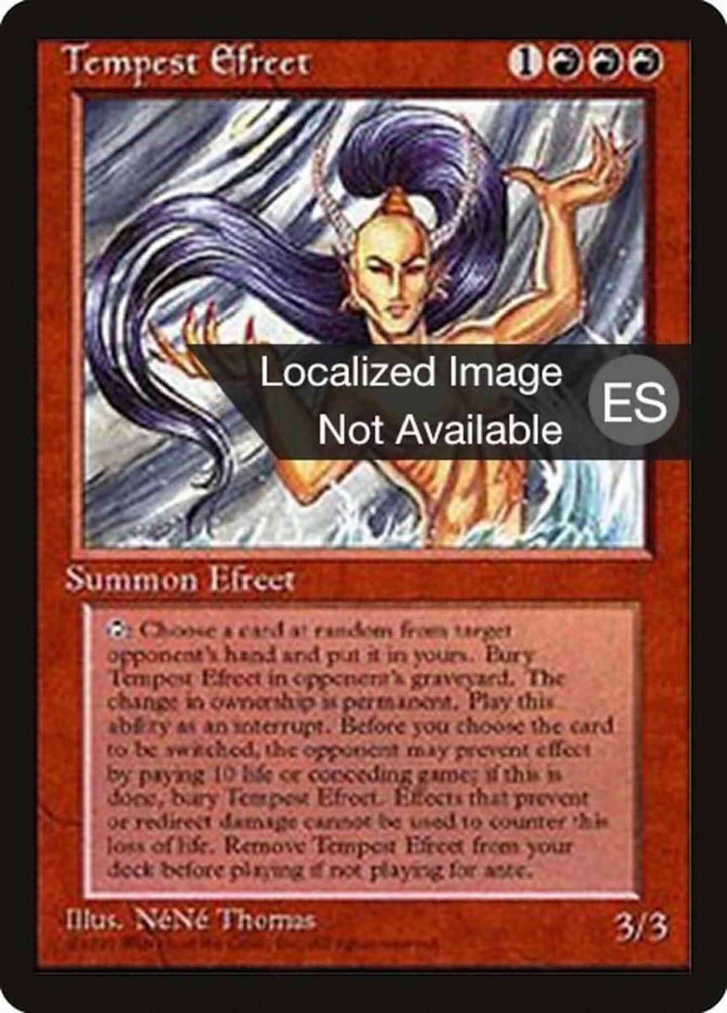 Tempest Efreet - Chinese [225] [Fourth Edition Black Border: Chinese] [Non-Foil]