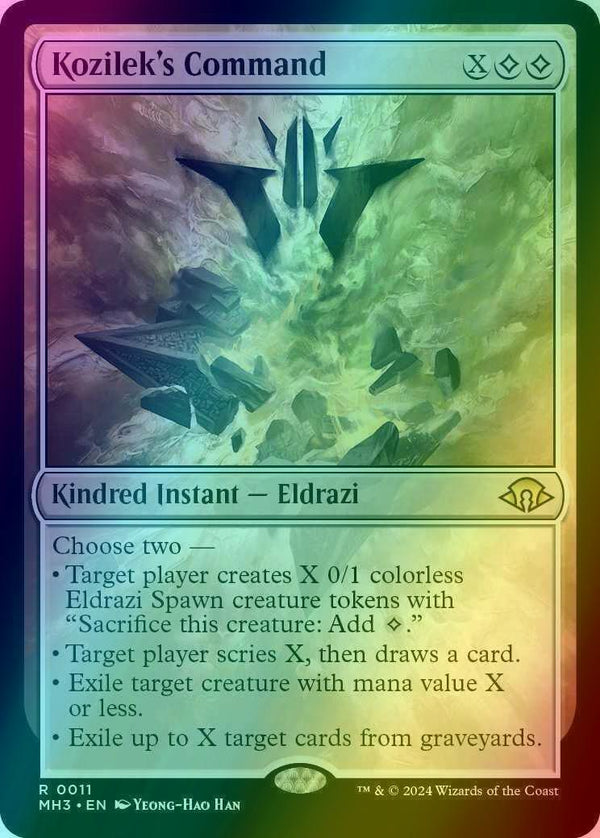 Kozilek's Command [11] [Modern Horizons 3] [Foil]