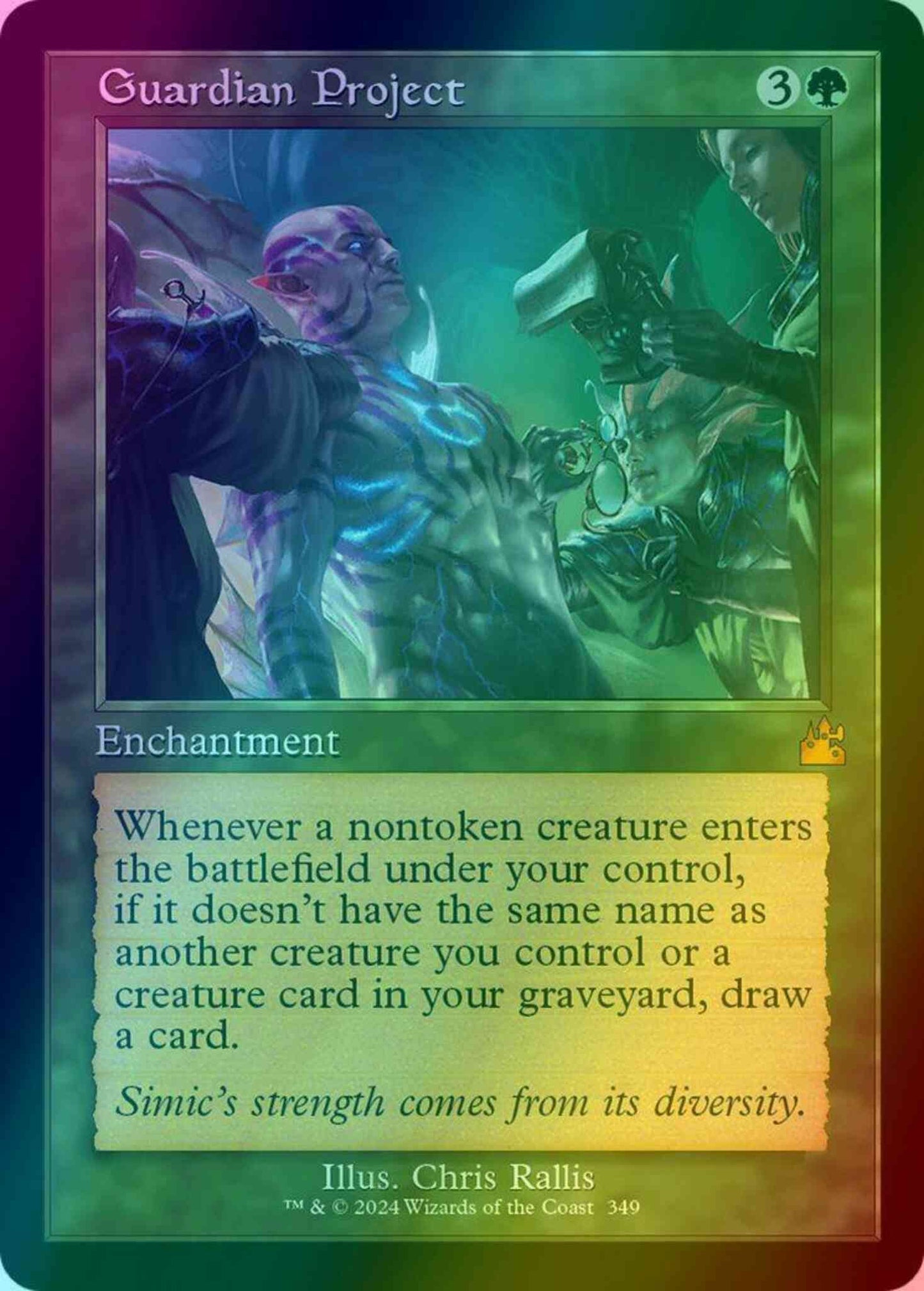 Guardian Project [349] [Retro Frame] [Ravnica Remastered] [Foil]