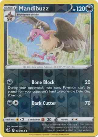 Mandibuzz - 173/264 - Uncommon [SWSH8-173] [Reverse Holo]