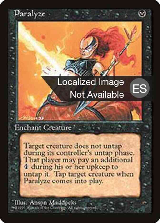Paralyze - Korean [151] [Fourth Edition Black Border: Korean] [Non-Foil]