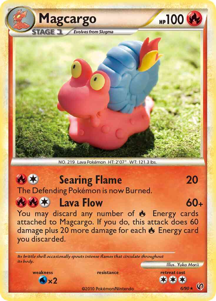 Magcargo - 6/90 - Rare Holo [hgss3-6] [Holo]
