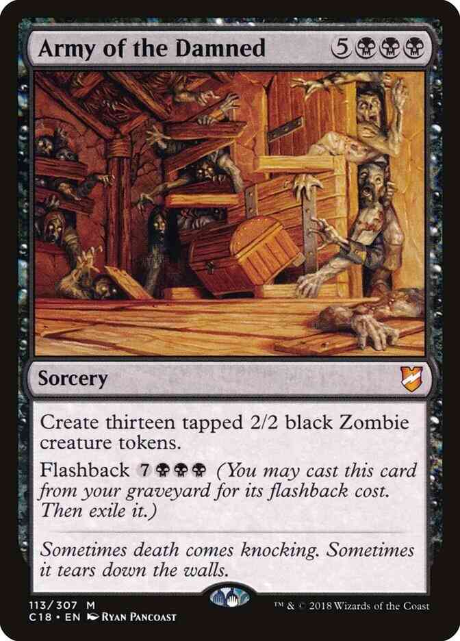 Army of the Damned [113] [Commander 2018] [Non-Foil]