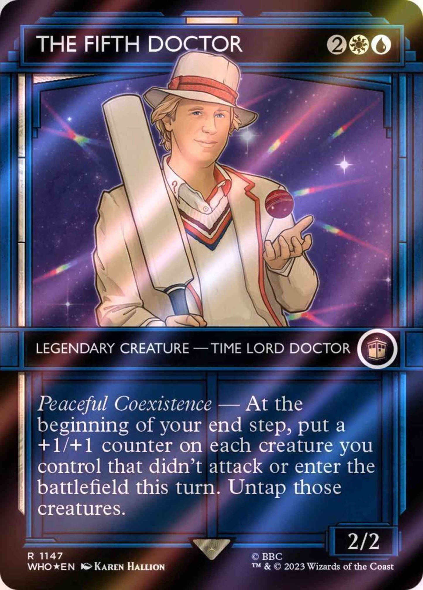 The Fifth Doctor [1147] [TARDIS Showcase] [Universes Beyond: Doctor Who] [Surge Foil]