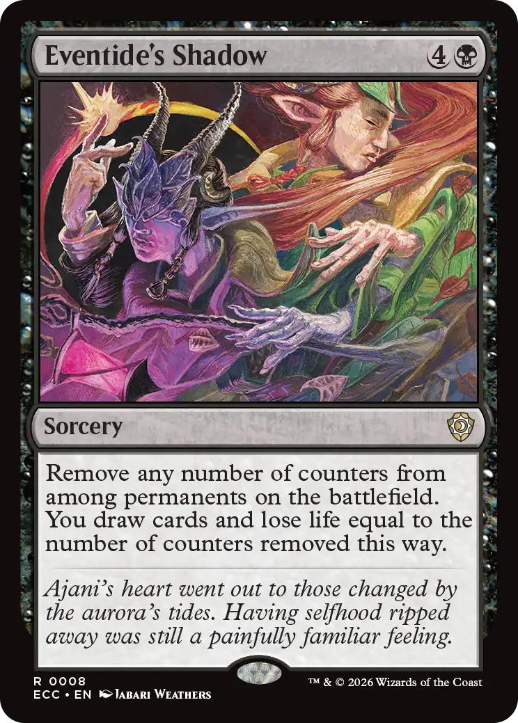 Eventide's Shadow [8] [Lorwyn Eclipsed: Commander] [Non-Foil]