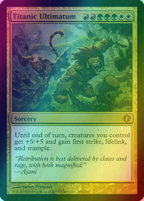 Titanic Ultimatum [204] [Shards Of Alara] [Foil]