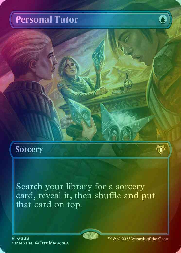 Personal Tutor [633] [Borderless] [Commander Masters] [Foil]