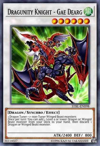 Dragunity Knight - Gae Dearg - BLLR-EN059 - Ultra Rare - 1st Edition