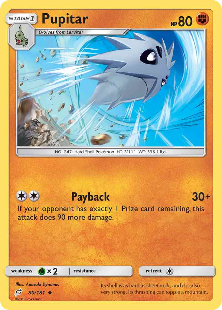 Pupitar - 80/181 - Uncommon [sm9-80] [Non-Holo]