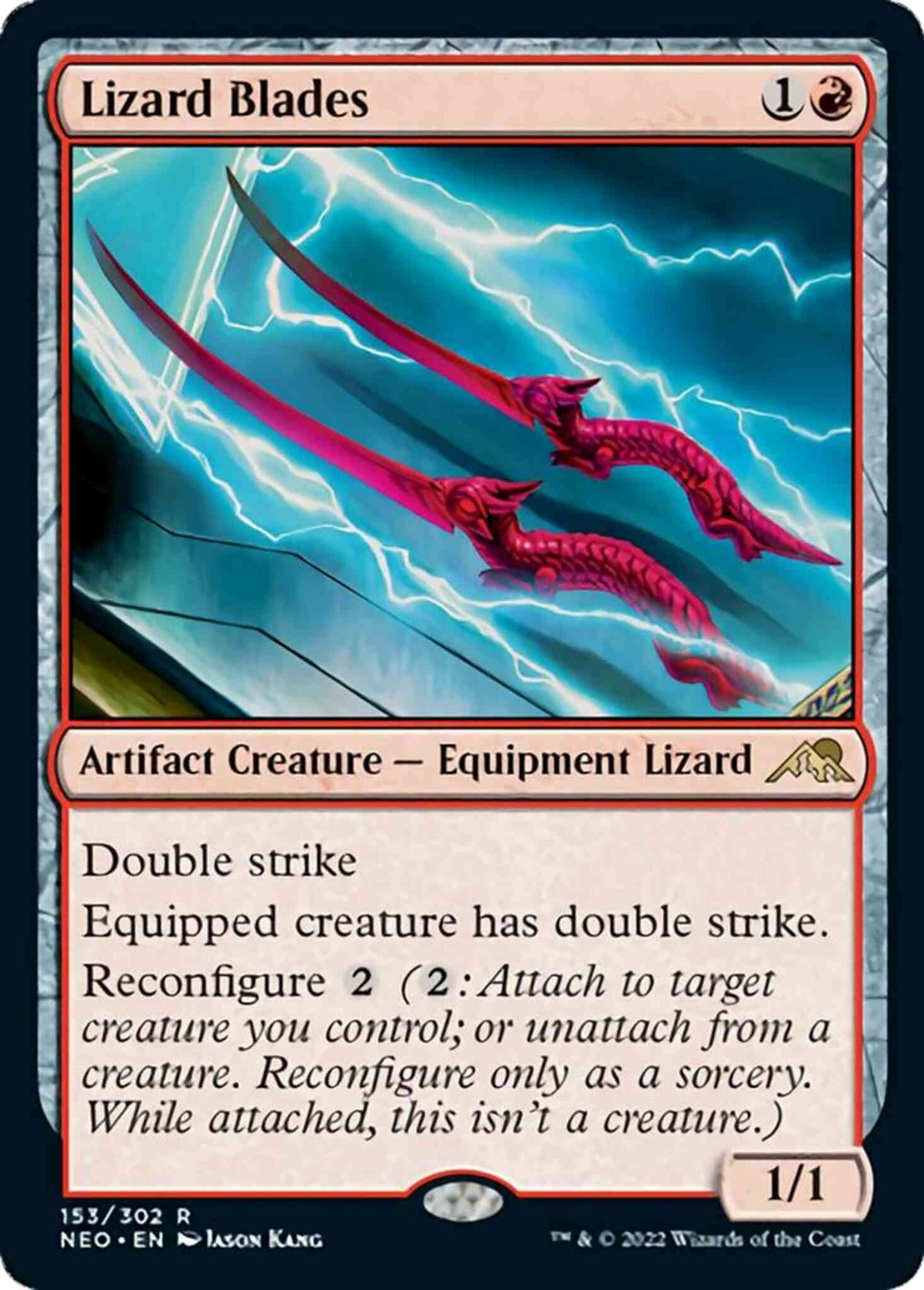 Lizard Blades [153] [Kamigawa: Neon Dynasty] [Non-Foil]