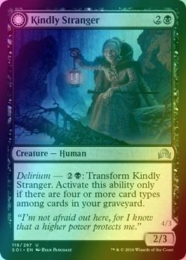 Kindly Stranger // Demon-Possessed Witch [119] [Shadows over Innistrad] [Foil]