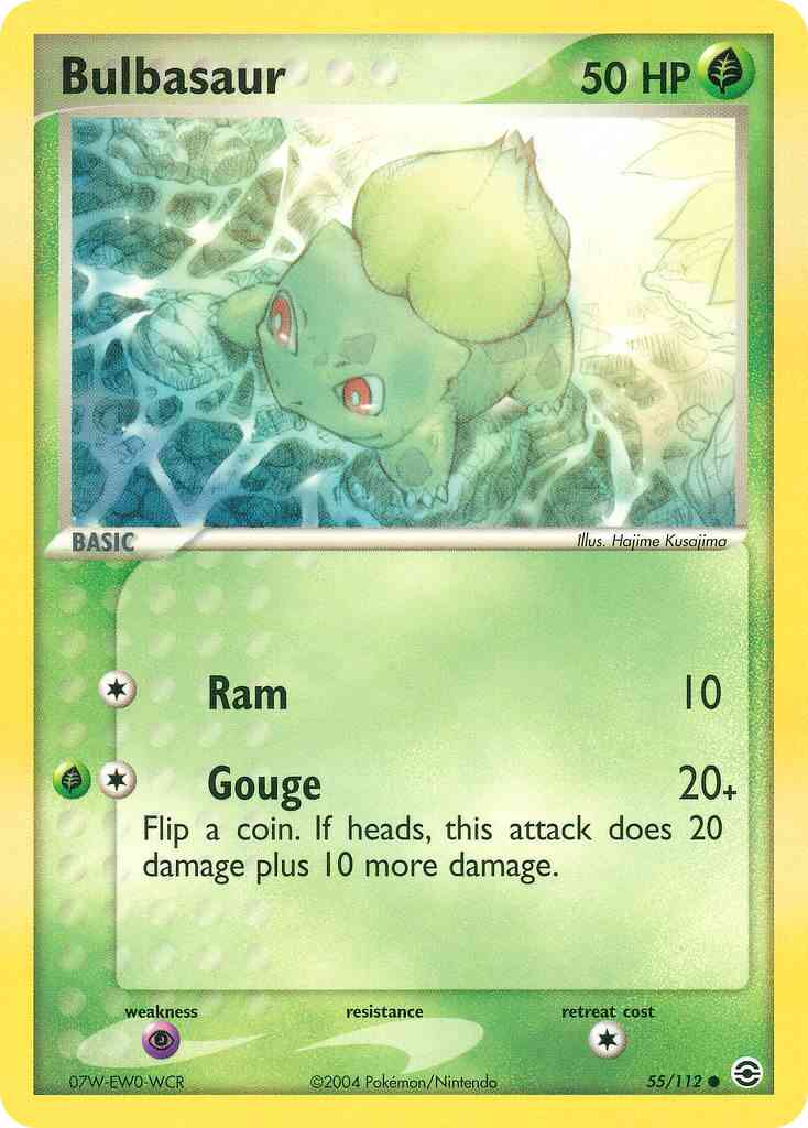Bulbasaur - 55/112 - Common [ex6-55] [Non-Holo]