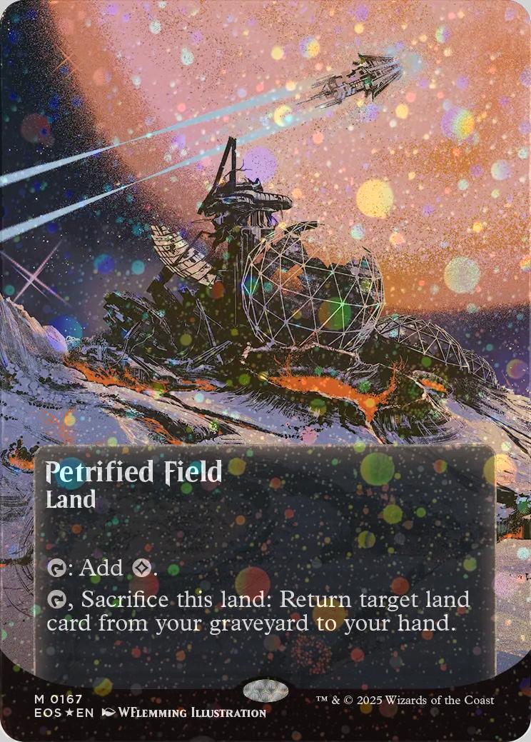 Petrified Field [167] [Borderless] [Poster] [Edge of Eternities: Stellar Sights] [Galaxy Foil]