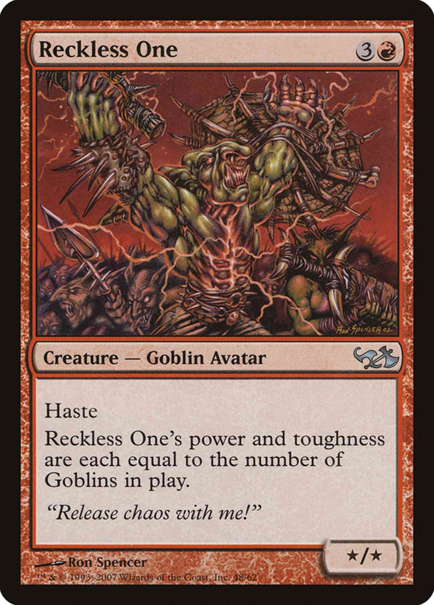 Reckless One [48] [Duel Decks: Elves vs. Goblins] [Non-Foil]