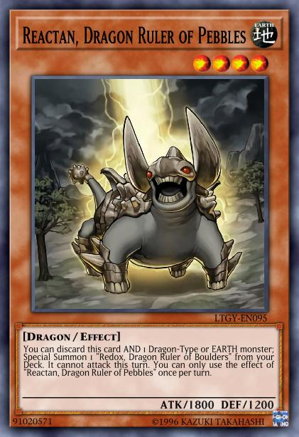 Reactan, Dragon Ruler of Pebbles - LTGY-EN095 - Common - 1st Edition
