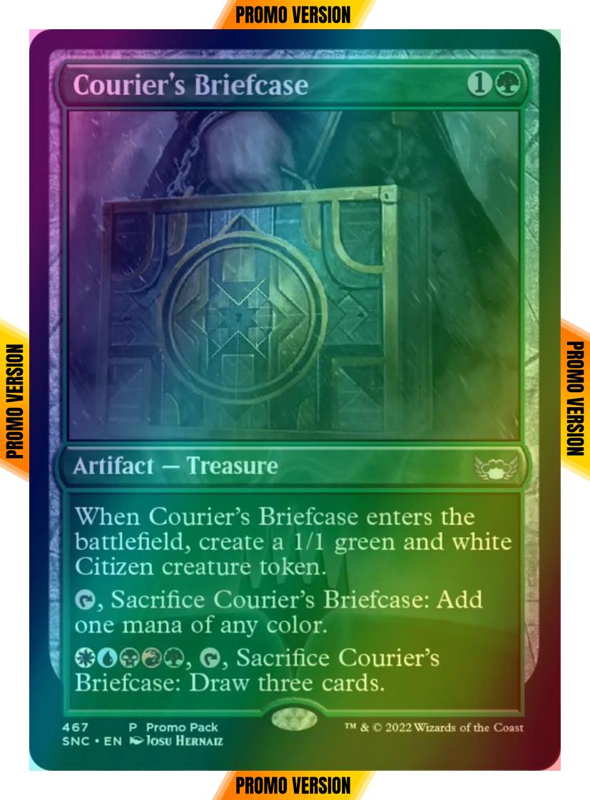Courier's Briefcase [467] [Dark Frame Promo Pack] [Streets Of New Capenna] [Foil]