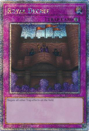 Royal Decree - RA04-EN113 - Quarter Century Secret Rare - 1st Edition