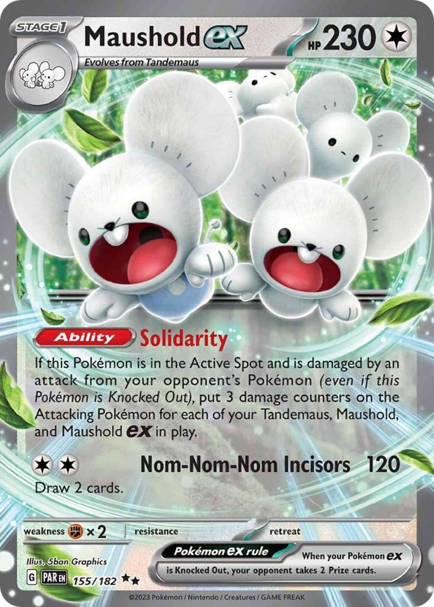 Maushold ex - 155/182 - Double Rare [sv04-155] [Ultra]