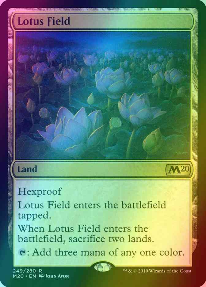 Lotus Field [249] [Core Set 2020] [Foil]