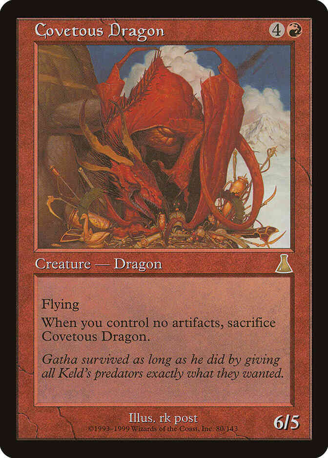 Covetous Dragon [80] [Urza's Destiny] [Non-Foil]