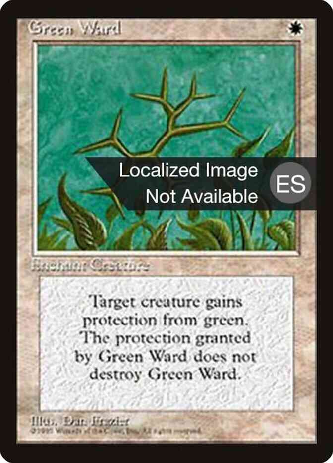 Green Ward - Japanese [27] [Fourth Edition Black Border: Japanese] [Non-Foil]