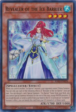 Revealer of the Ice Barrier - RA03-EN028 - Ultra Rare - 1st Edition