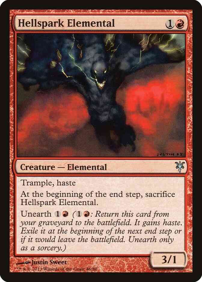 Hellspark Elemental [46] [Duel Decks Sorin vs Tibalt] [Non-Foil]
