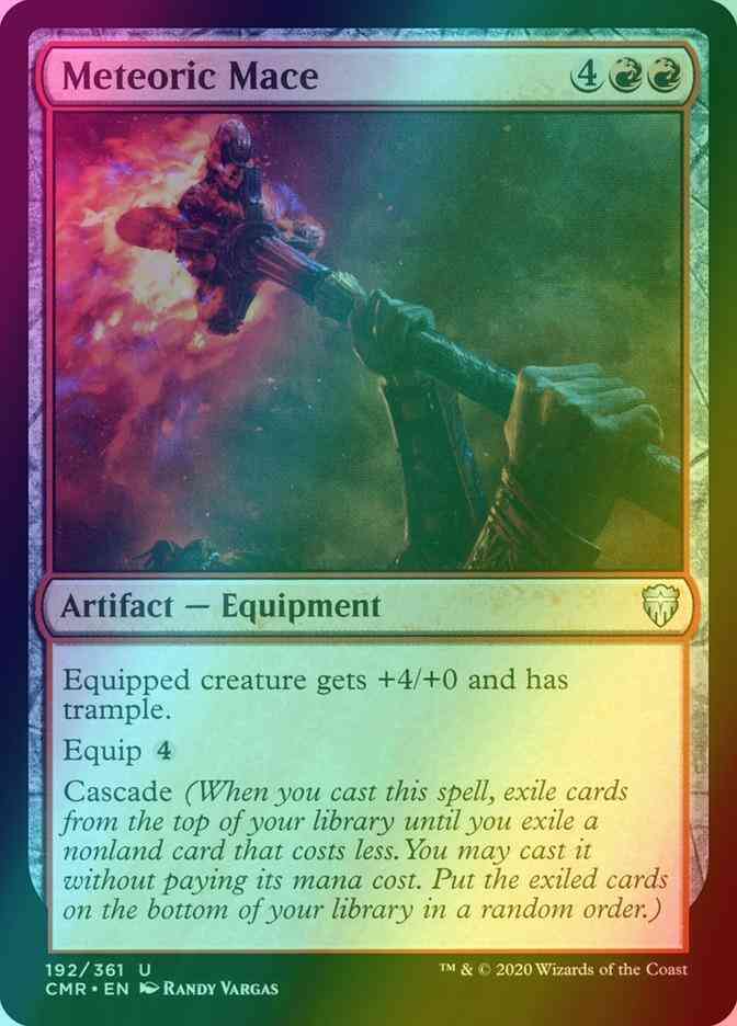 Meteoric Mace [192] [Commander Legends] [Foil]