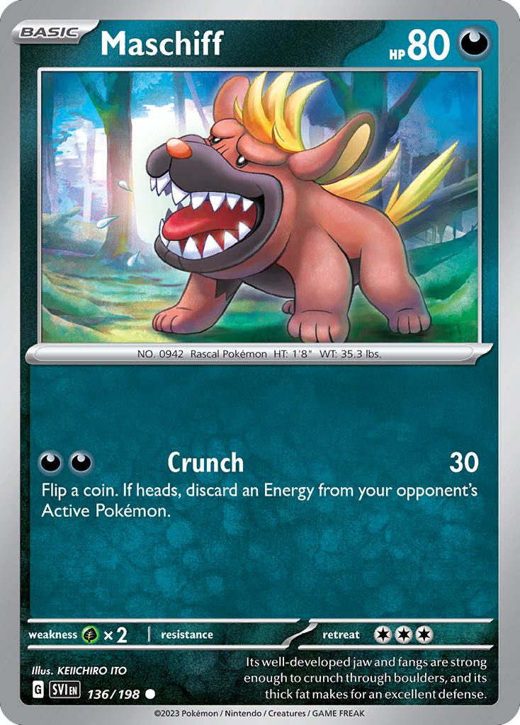 Maschiff - 136/198 - Common [sv01-136] [Non-Holo]