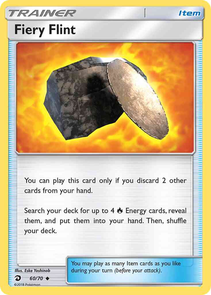Fiery Flint - 60/70 - Uncommon [sm75-60] [Reverse Holo]