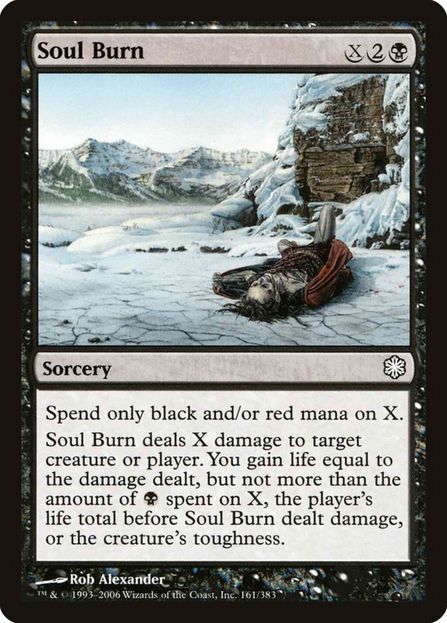 Soul Burn [161] [Coldsnap Theme Decks] [Non-Foil]