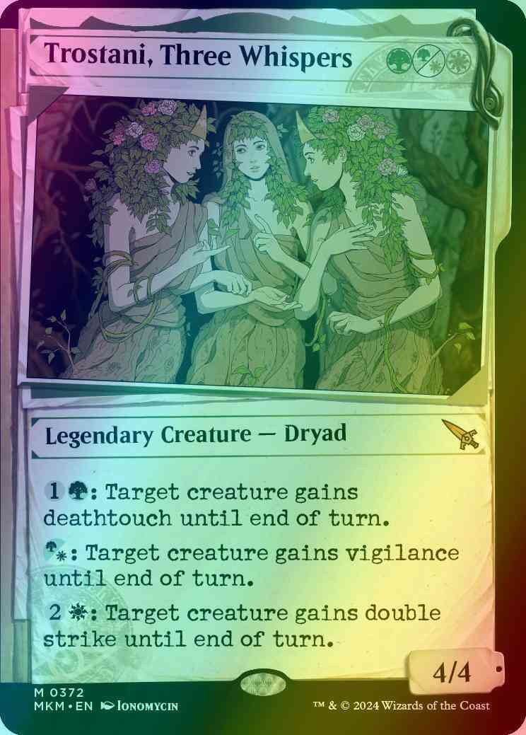 Trostani, Three Whispers [372] [Dossier Showcase] [Murders at Karlov Manor] [Foil]